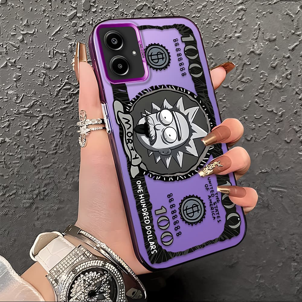 Capa Para Samsung Galaxy A06 Capinha De Silicone Anti Choque Roxo Celular Verde Estampada Criativa Case CY2832