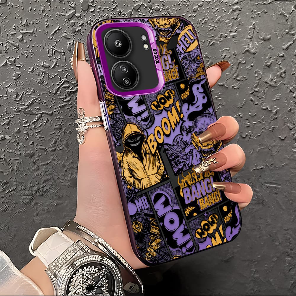 Capa Para Xiaomi Redmi 13C Poco C65 4G 5G Capinha De Silicone Anti Choque Celular Estampada Criativa Case CY2750