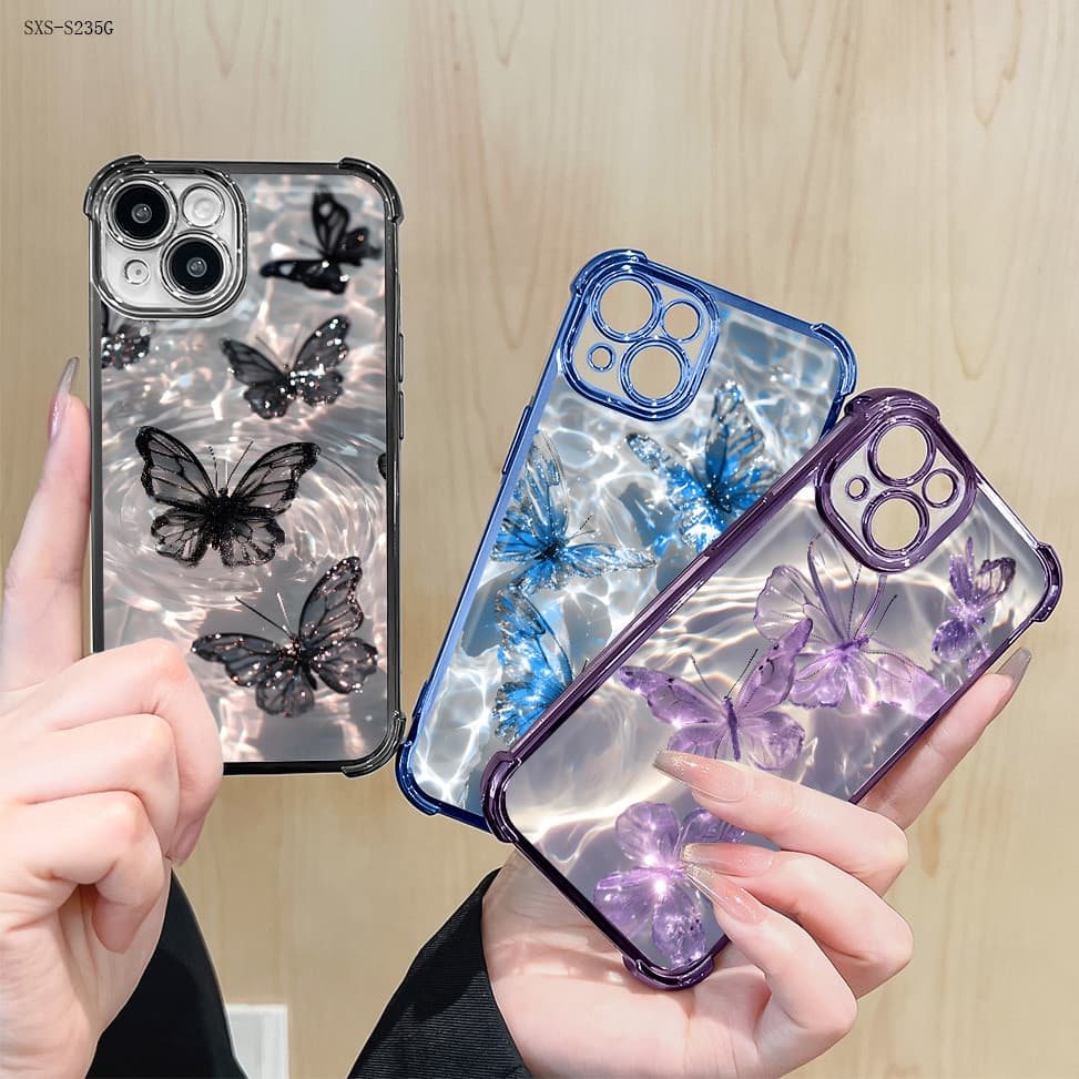 Capa Para Samsung Galaxy S24 S23 S21 S20 FE 4G 5G Capinha Transparente Celular 0461 FS