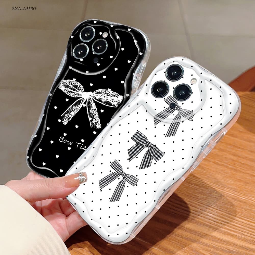 Capa Para Samsung Galaxy A56 A55 A54 A50 A30S A35 A32 A30 A20 A23 A22 A21S 4G 5G Capinha Ondulado Celular 3050