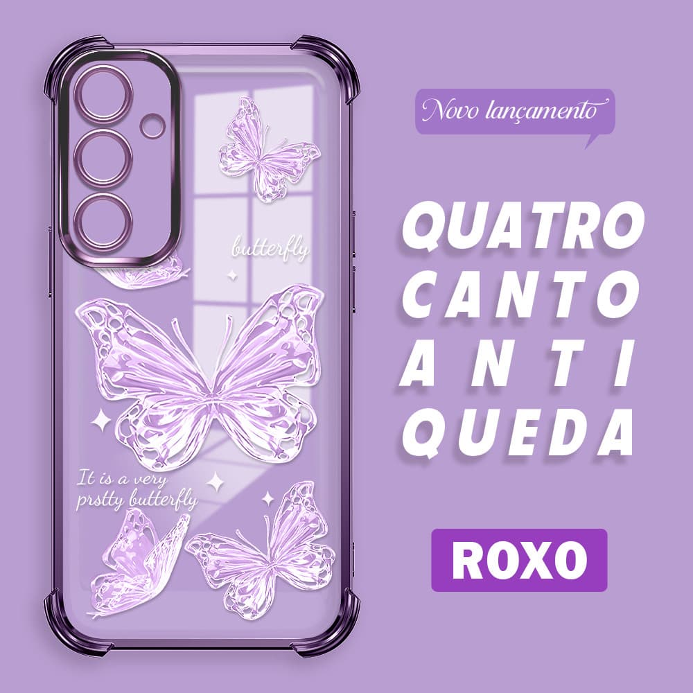 Capinha Para Samsung Galaxy A35 5G Capa de Transparente Anti Choque Celular FS0467