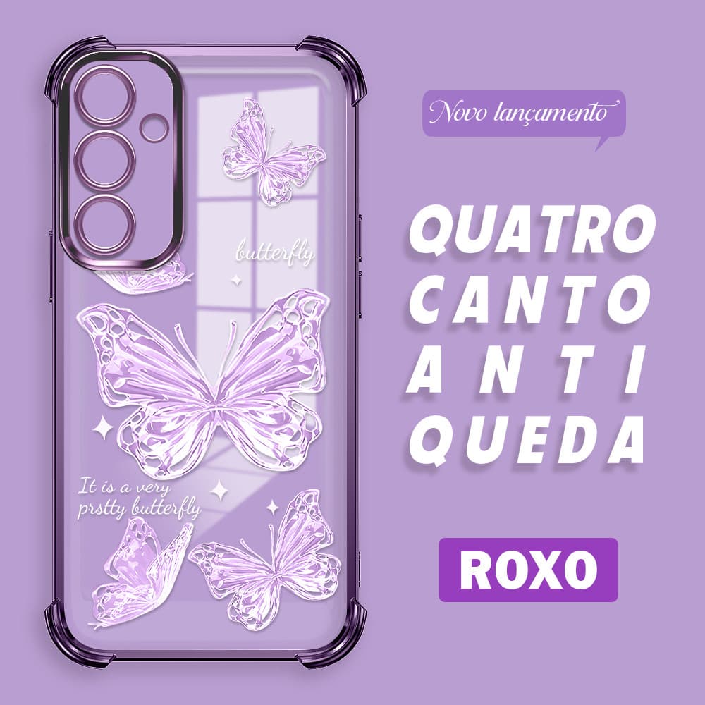 Capinha Para Samsung Galaxy S23 FE 5G Capa de Transparente Anti Choque Celular FS0467