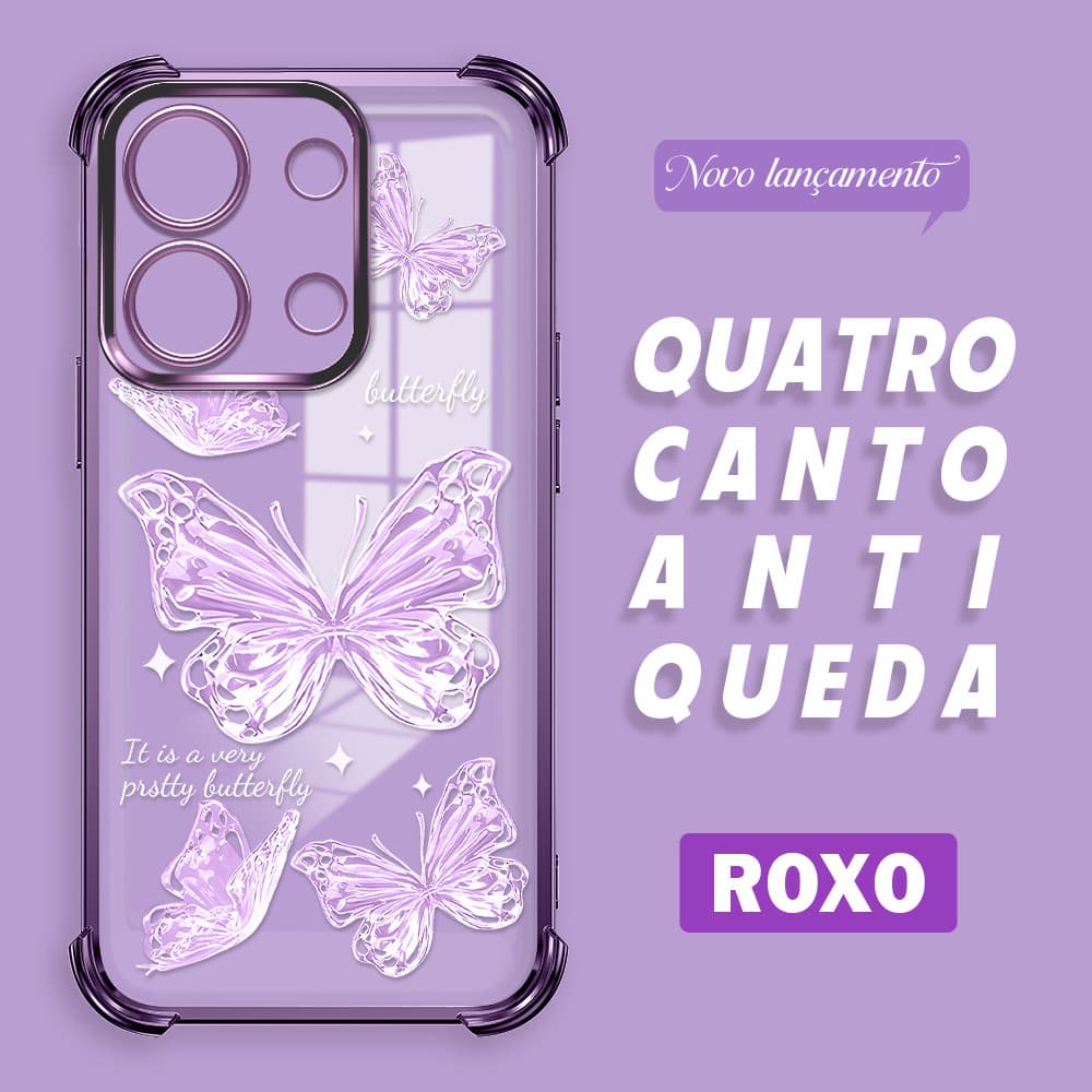 Capinha Para Xiaomi Redmi Note 13 4G Capa de Transparente Anti Choque Celular FS0467