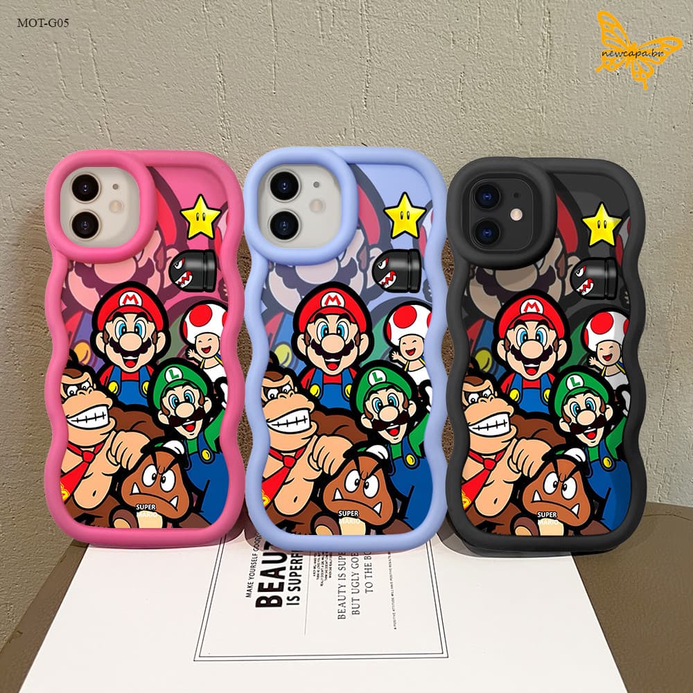 Capinha Capa Para Motorola Moto G06 G17 G15 G05 G04 G04S G10 G20 G30 G14 5G Case De Silicone Macio MKL 0128