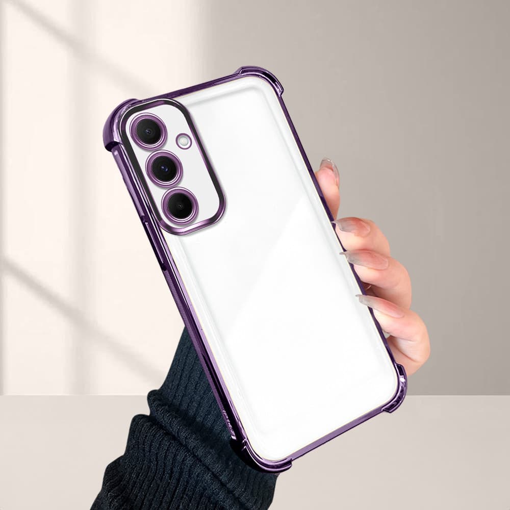 Capinha Para Samsung Galaxy A55 5G Transparente Anti Queda Capa Celular FS0000