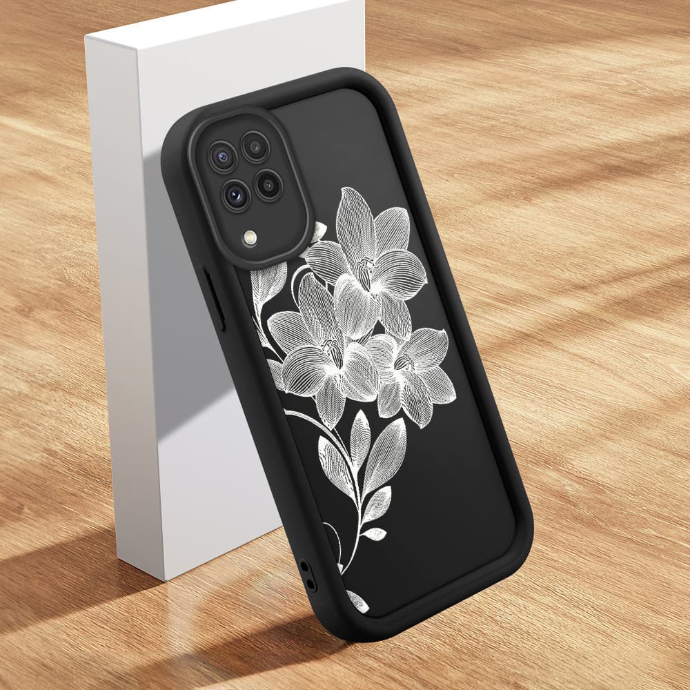 Capinha Para Samsung Galaxy A22 M22 4G Case Normal Capa De Celular Preto Macio Silicone 5375 TYB