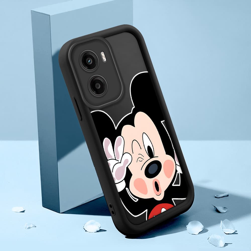 Capinha Para Motorola Moto G05 Case Normal Capa De Celular Preto Macio Silicone 5106 TYB
