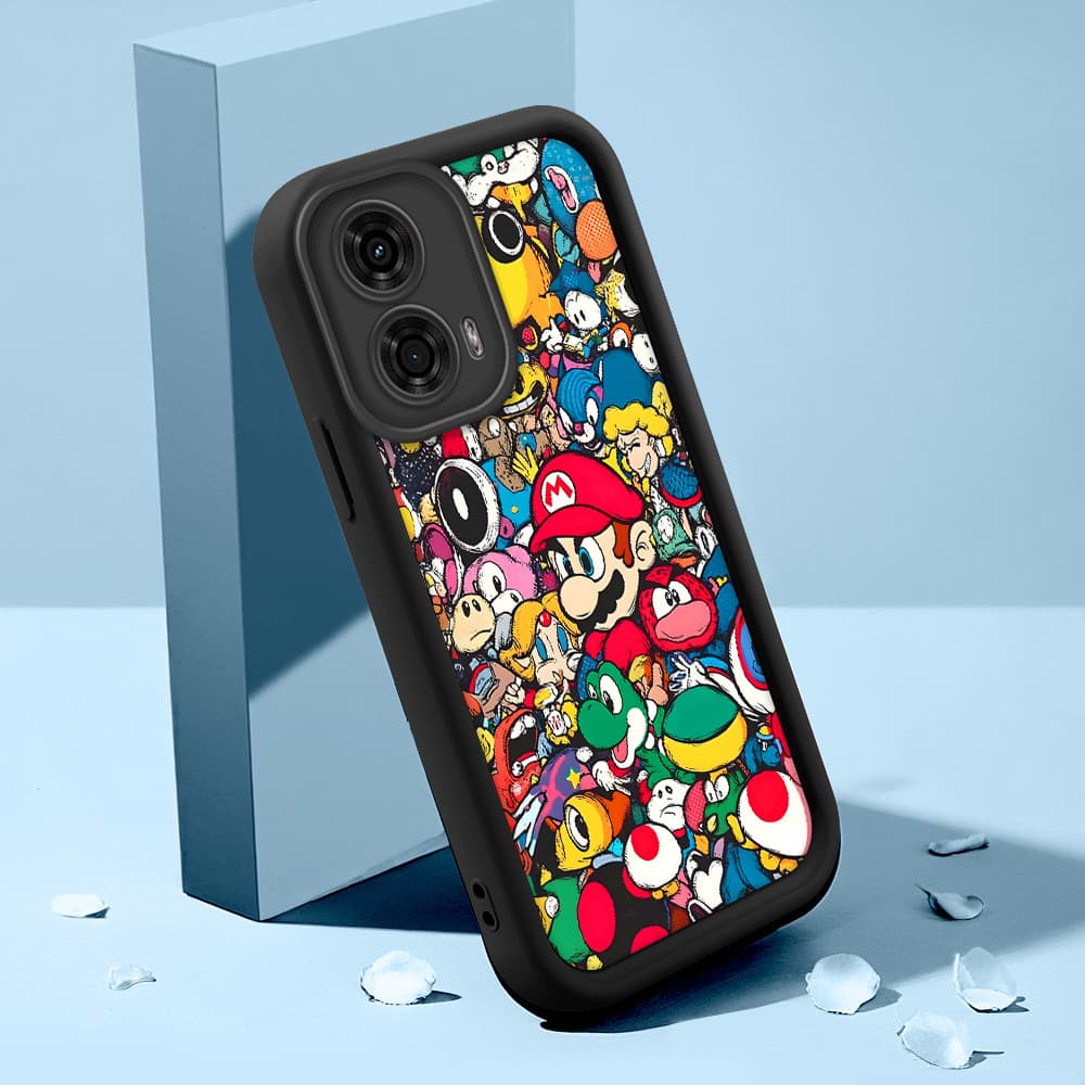 Capinha Para Motorola Moto G24 Case Normal Capa De Celular Preto Macio Silicone 5442 TYB