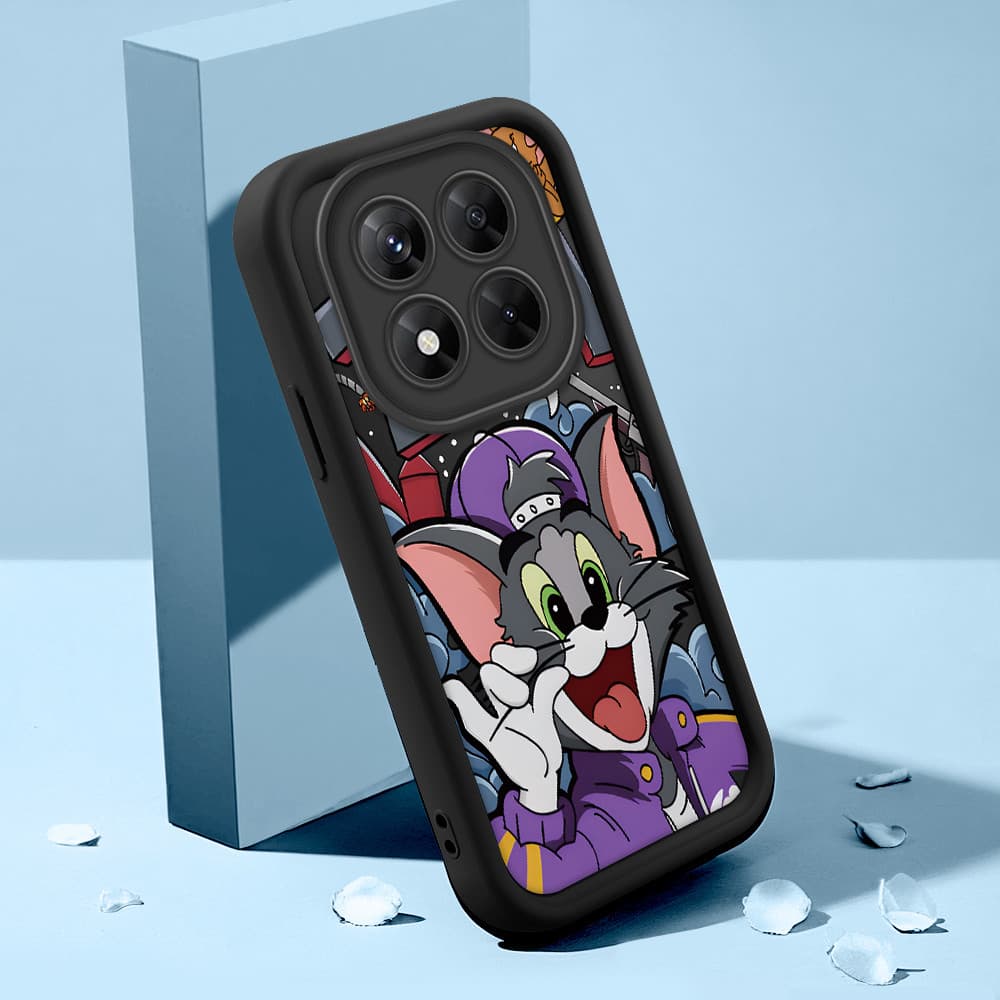 Capinha Para Xiaomi Redmi Note 14 Pro Poco X7 5G Case Normal Capa De Celular Preto Macio Silicone 5495 TYB