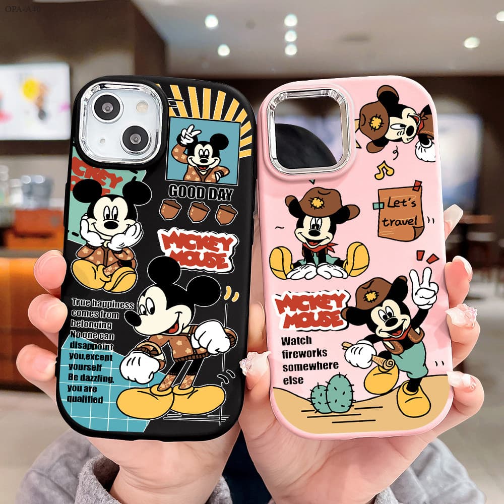Capinha Para OPPO A40 A60 4G 5G Open Lens Capa De Celular Macia Silicone Normal Telephone Preta Rosa Case 0253 PD