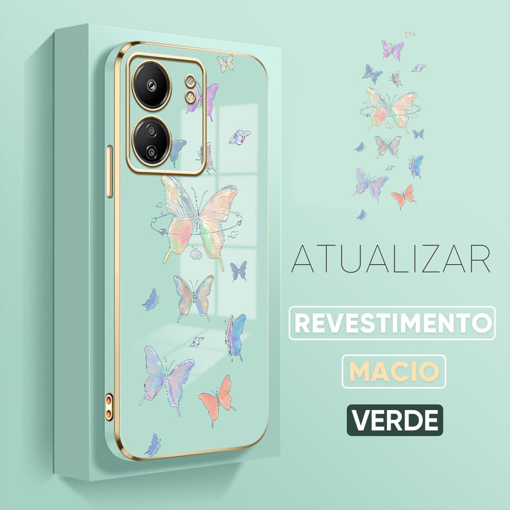 Capinha Para Xiaomi Redmi 13C Poco C65 4G Capa Macia Celular De 1728 DD