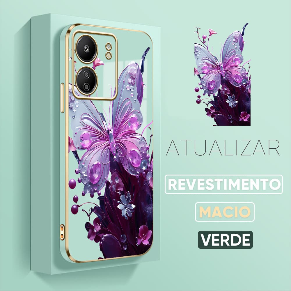 Capinha Para Xiaomi Redmi 13C Poco C65 4G Capa Macia Celular De 1742 DD