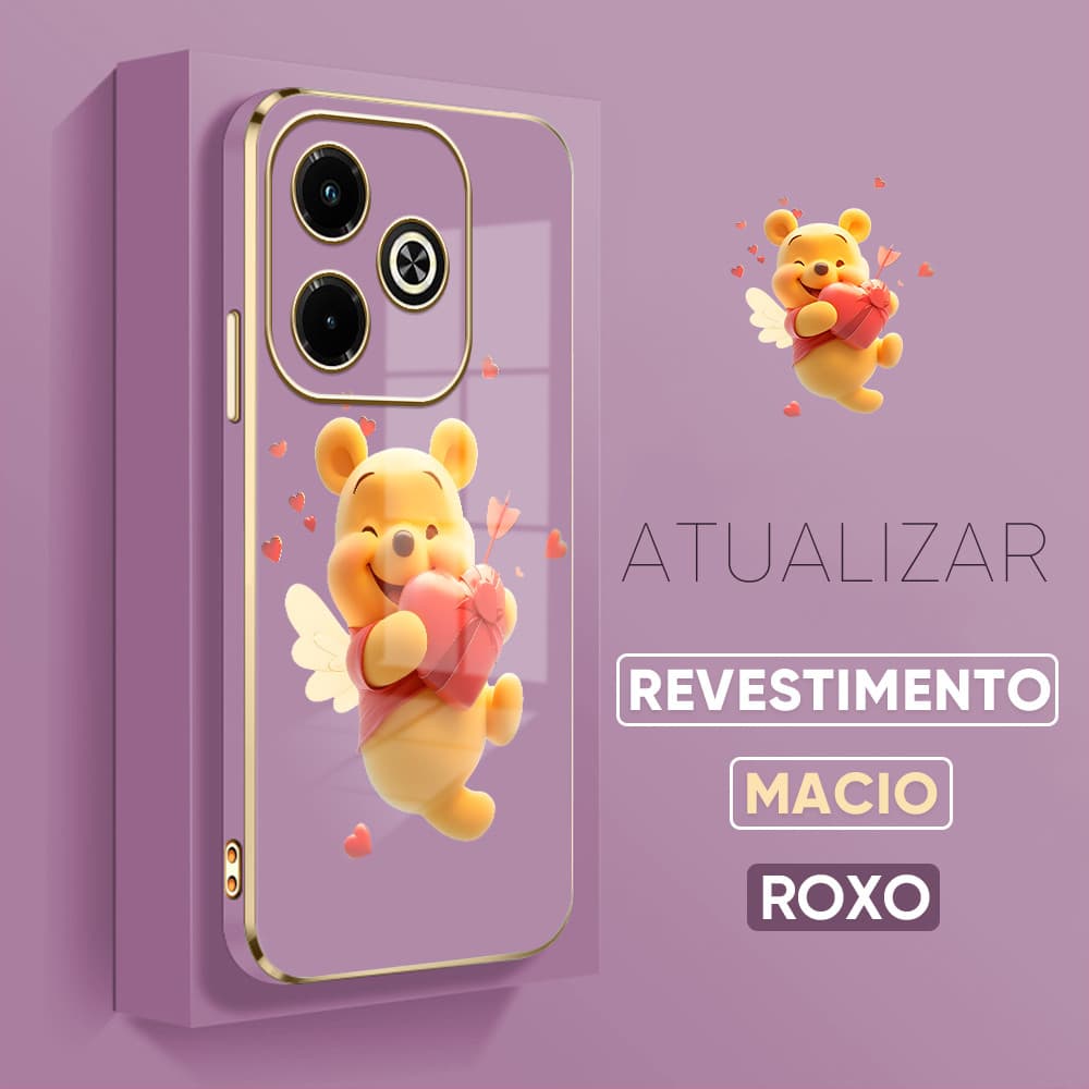 Capinha Para Infinix Smart 8 Pro HD Plus Hot 40i Tecno Spark 20 20C Pop 8 Go 2024 Capa Macia Celular De 1753 DD