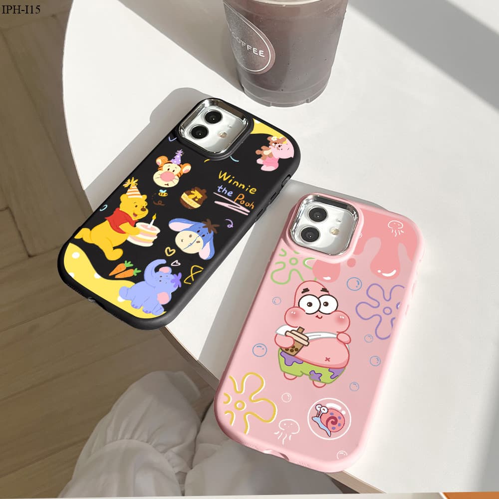 Capinha Para iPhone 17 17E 16 16E 15 14 13 12 11 8 7 X XS XR Pro Plus Max SE Capa De Celular Silicone Macio Rosa 0098 PD