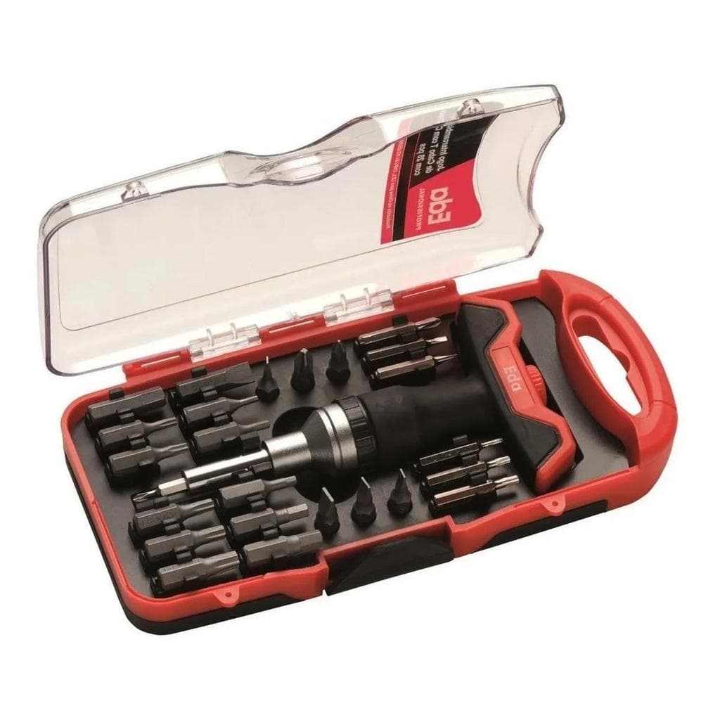 Jogo Chave Fenda Cabo Catraca E Bits 28pçs (4560)