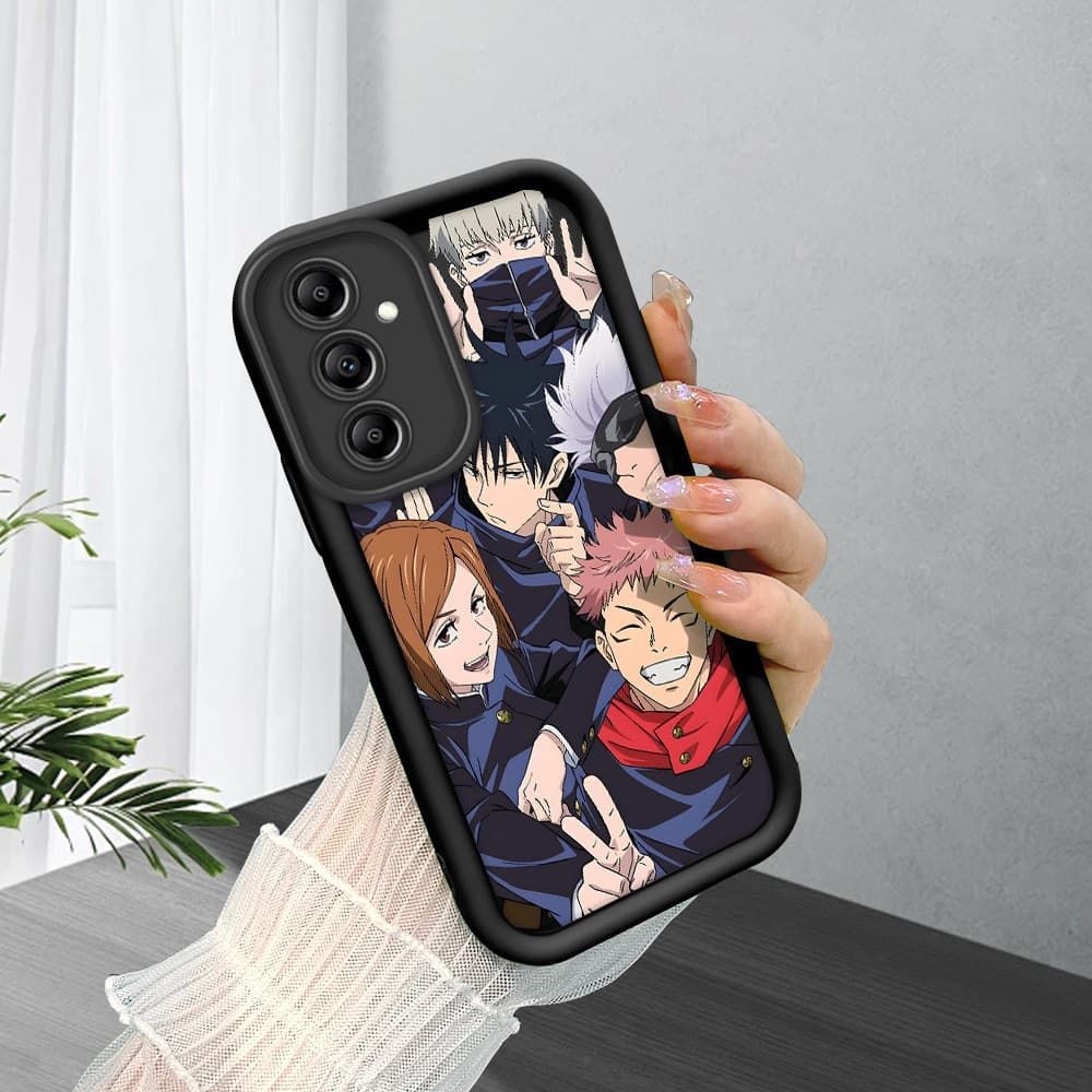 Capa Para Samsung Galaxy A14 4G 5G Capinha De Celular Macio Preto Jujutsu Kaisen Case 6127 TYB