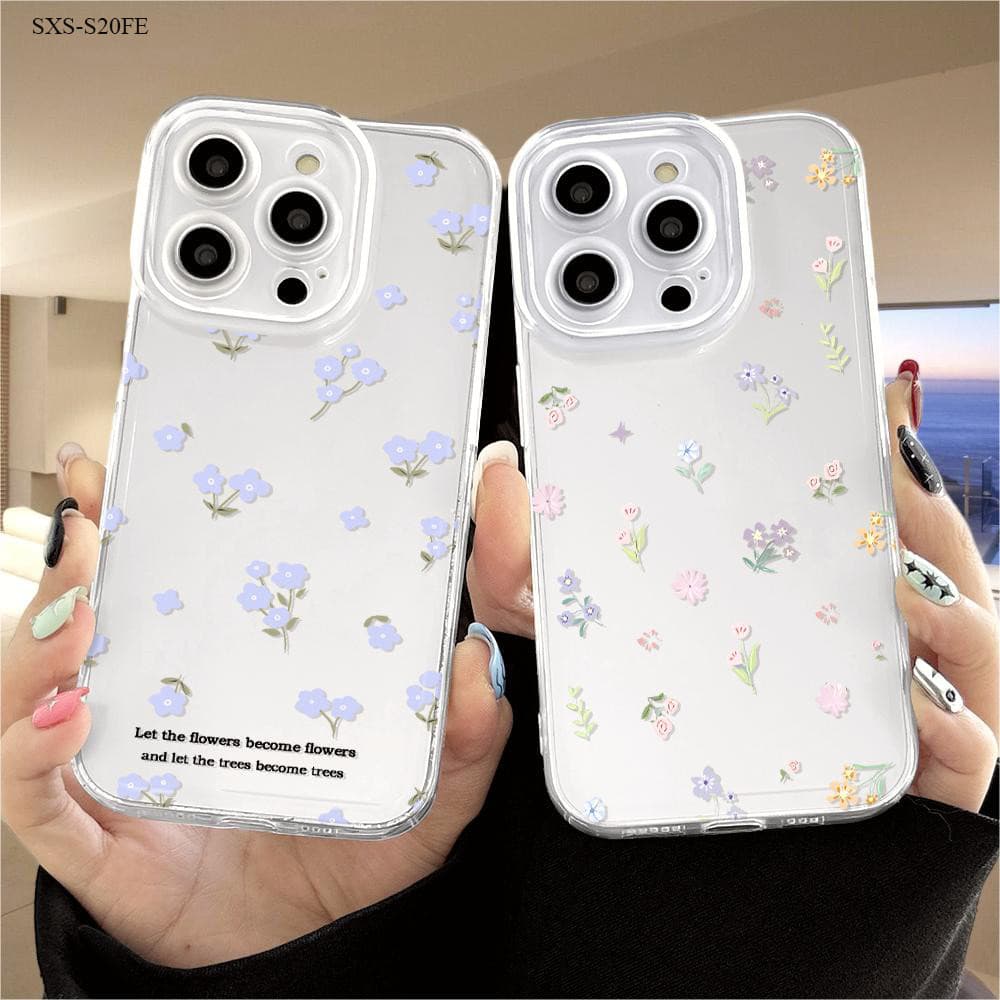 Capa Para Samsung Galaxy S24 S20 FE M53 M23 M12 4G 5G Capinha De Silicone Macio Celular Soft Transparente Case 0020 TSY