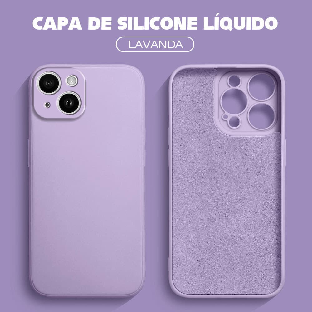 Capinha Silicone Para iPhone 14 Capa De Celular Anti Choque Capinhas Macia Case YT 0000