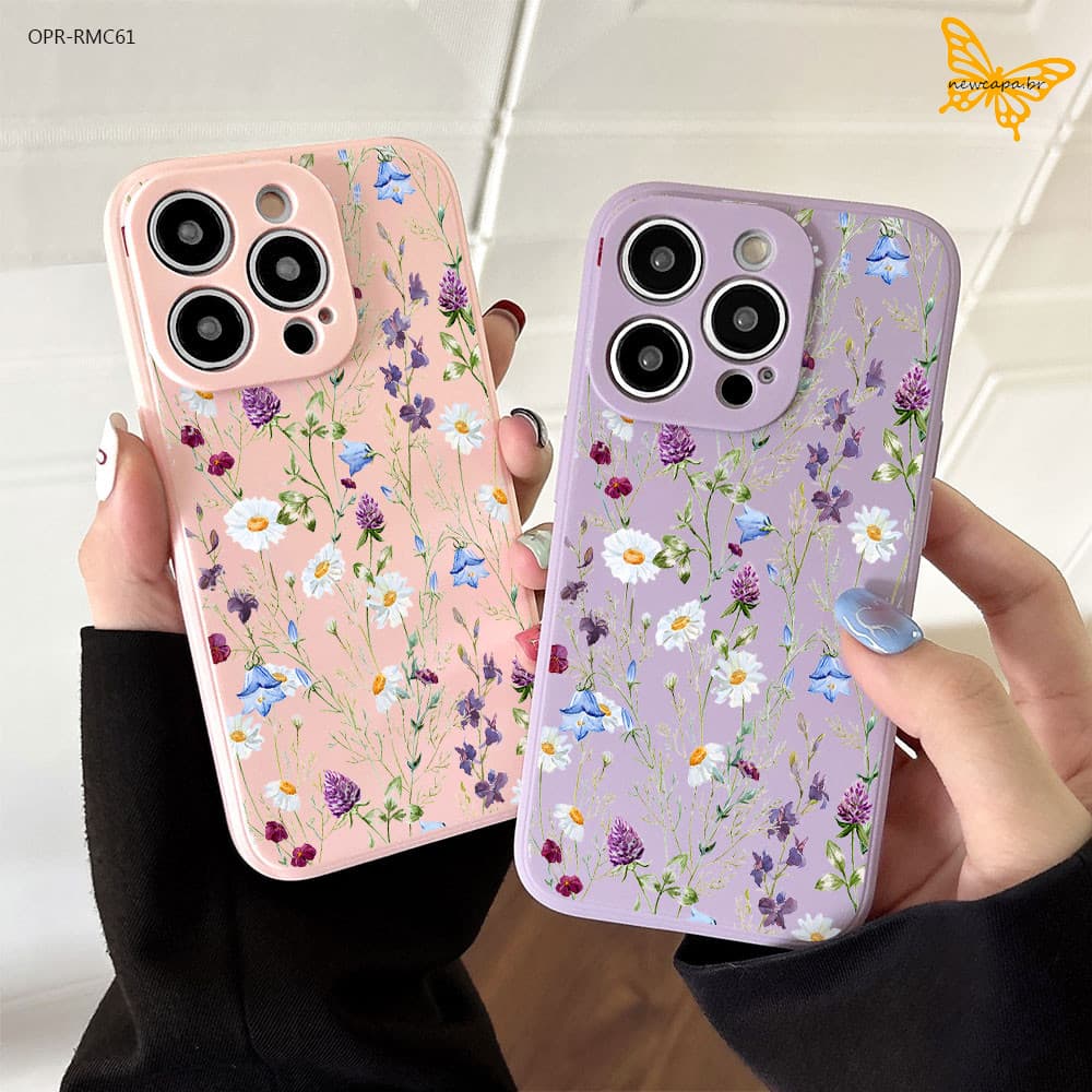 Case Capa Para Realme C61 C53 C63 C51 Note 50 Capinha De Silicone Celular Várias Cores YT 0038