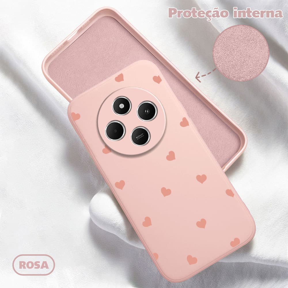 Capinha Para Xiaomi Poco C75 4G 5G Capa De Luxo Liquid Silicone Celular Proteção Case YT 0018