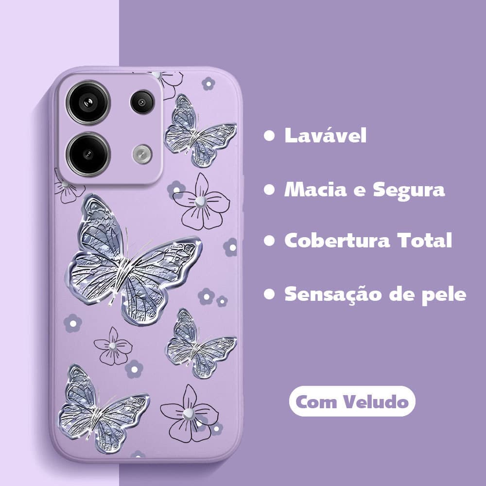 Capinha Para Xiaomi Redmi Note 13 Pro 5G Capa De Luxo Liquid Silicone Celular Proteção Case YT 0031