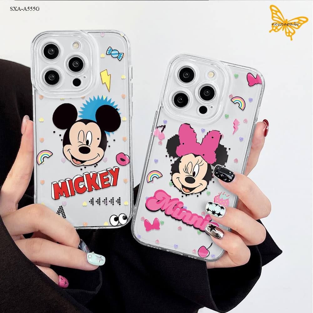 Capinha Para Samsung Galaxy A56 A55 A54 A35 A32 4G 5G Capa De Celular Macia Transparente Case TSY 0051