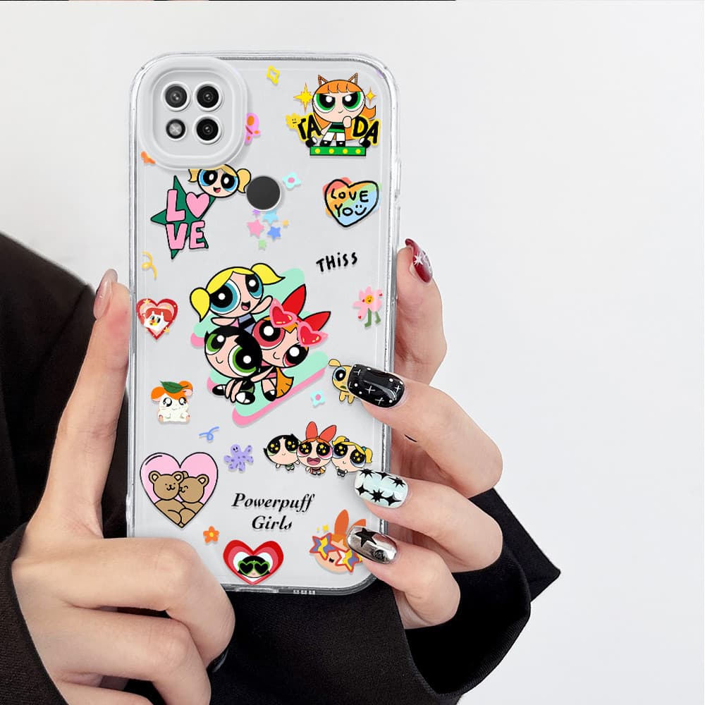 Capinha Para Xiaomi Redmi 9C 10A Case Fofo Girls Airbag Macio TPU Capa De Celular 0054 TSY