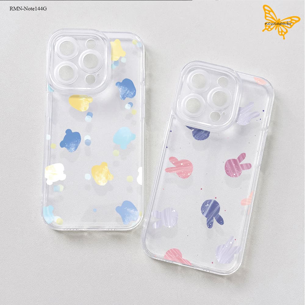 Capinha Para Xiaomi Redmi Note 14 13 12 11 8 10 11S 10S Pro 4G 5G Capa De Celular Macia Transparente Case TSY 0060