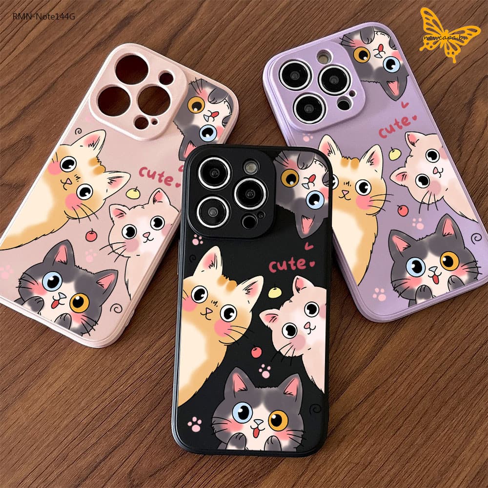 Case Capa Para Xiaomi Redmi Note 14 13 12 11 8 10 11S 10S Pro 4G 5G Capinha De Silicone Celular Várias Cores YT 0033