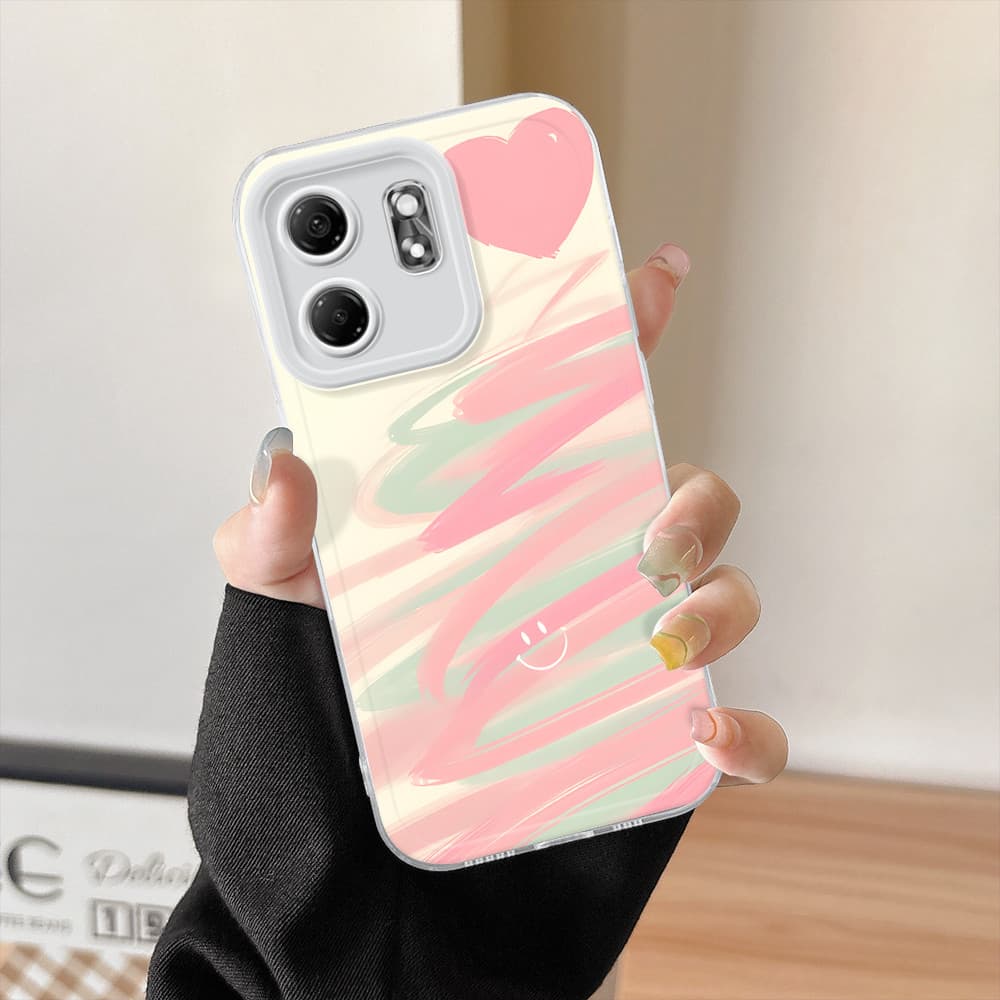 Capa Para Infinix Smart 9 Hot 50i Capinha De Silicone Celular Macio Transparente Soft Case   0079 TSY