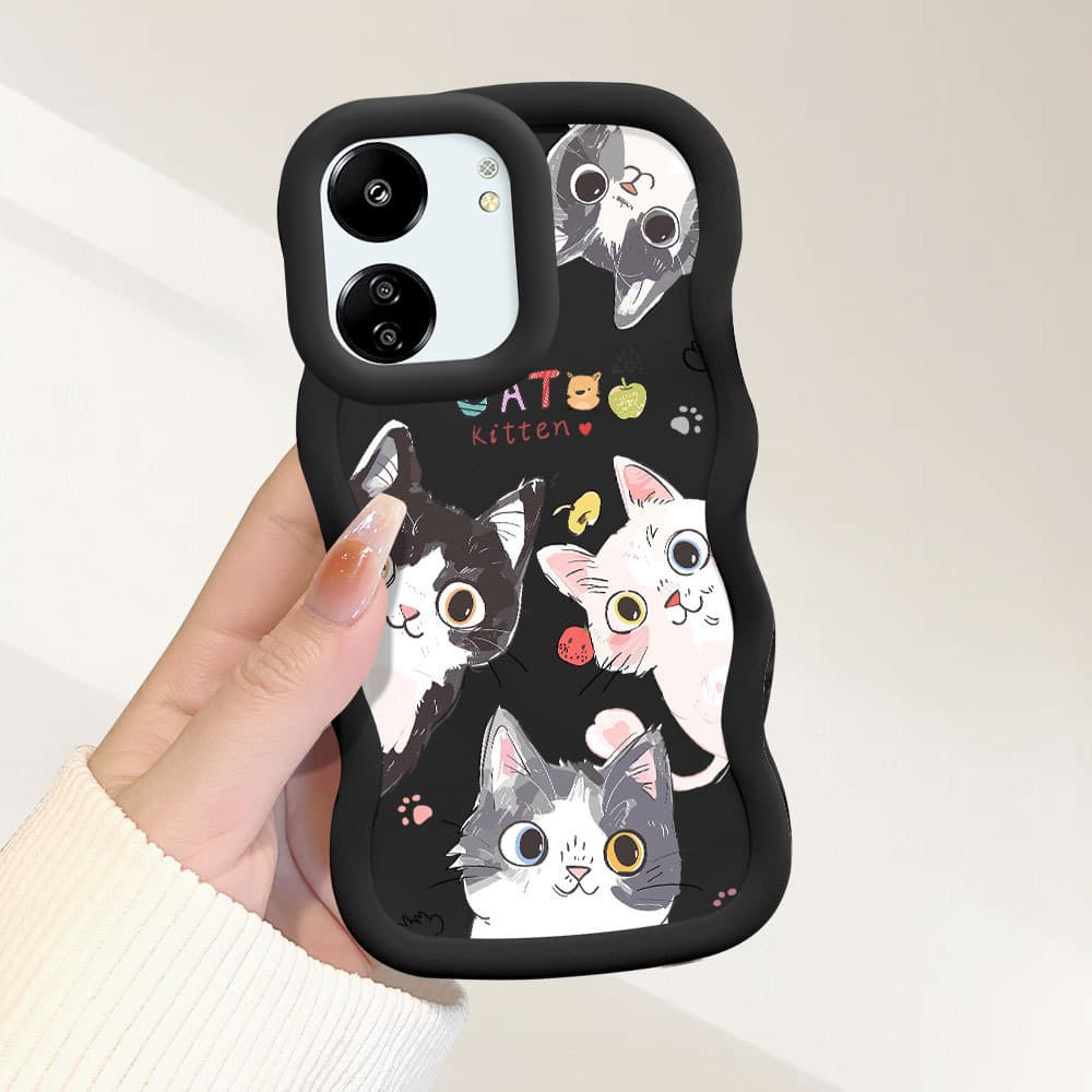 Capinha Para Xiaomi Redmi 13C 4G 5G Capa De Silicone Macio Capinhas Case 0202 MKL