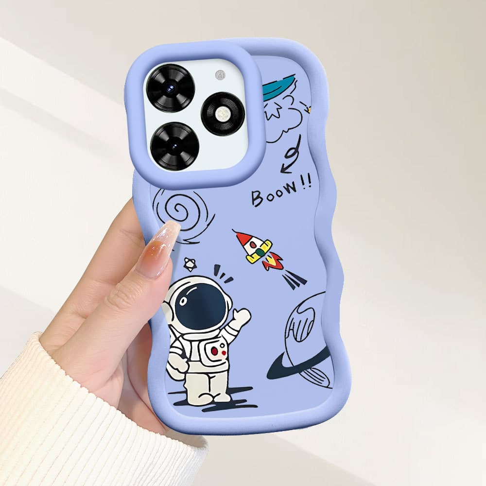 Capinha Para Tecno Spark 20C 20 Pop 8 Go 2024 Capa De Silicone Macio Capinhas Case 0227 MKL