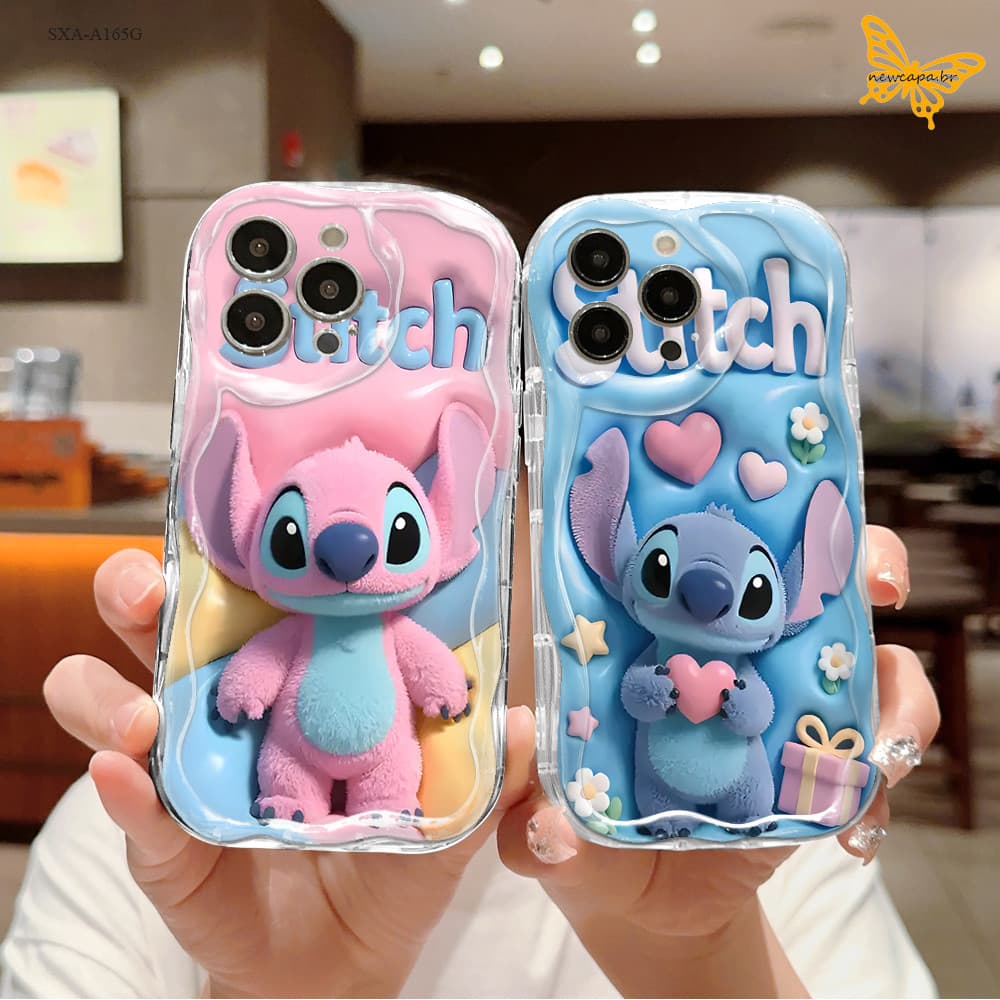 Capinha Para Samsung Galaxy A17 A16 A15 A14 A13 A12 4G 5G Capa De Cream Wave Case NYW 3147