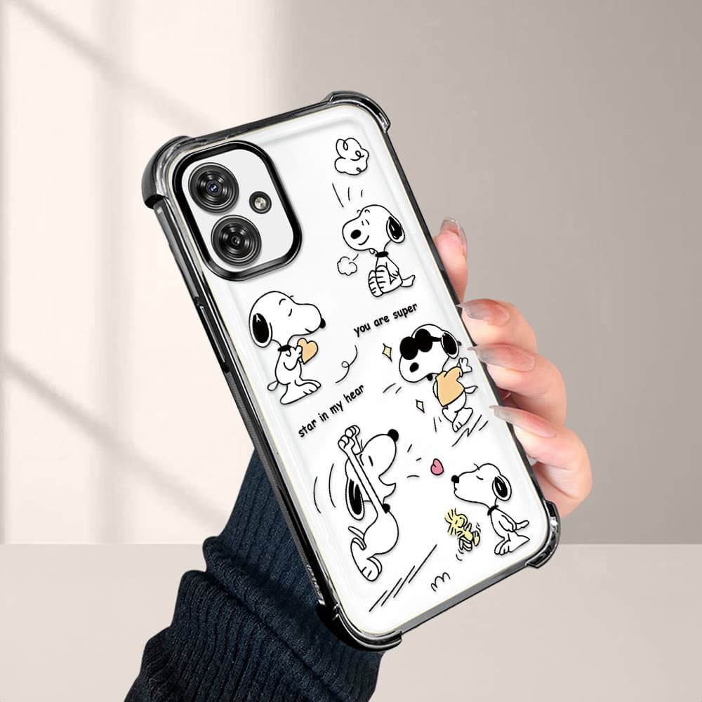 Capinha Para Motorola Moto G54 5G Capa De Celular Case Transparente Silicone À Prova De Choque 0471 FS