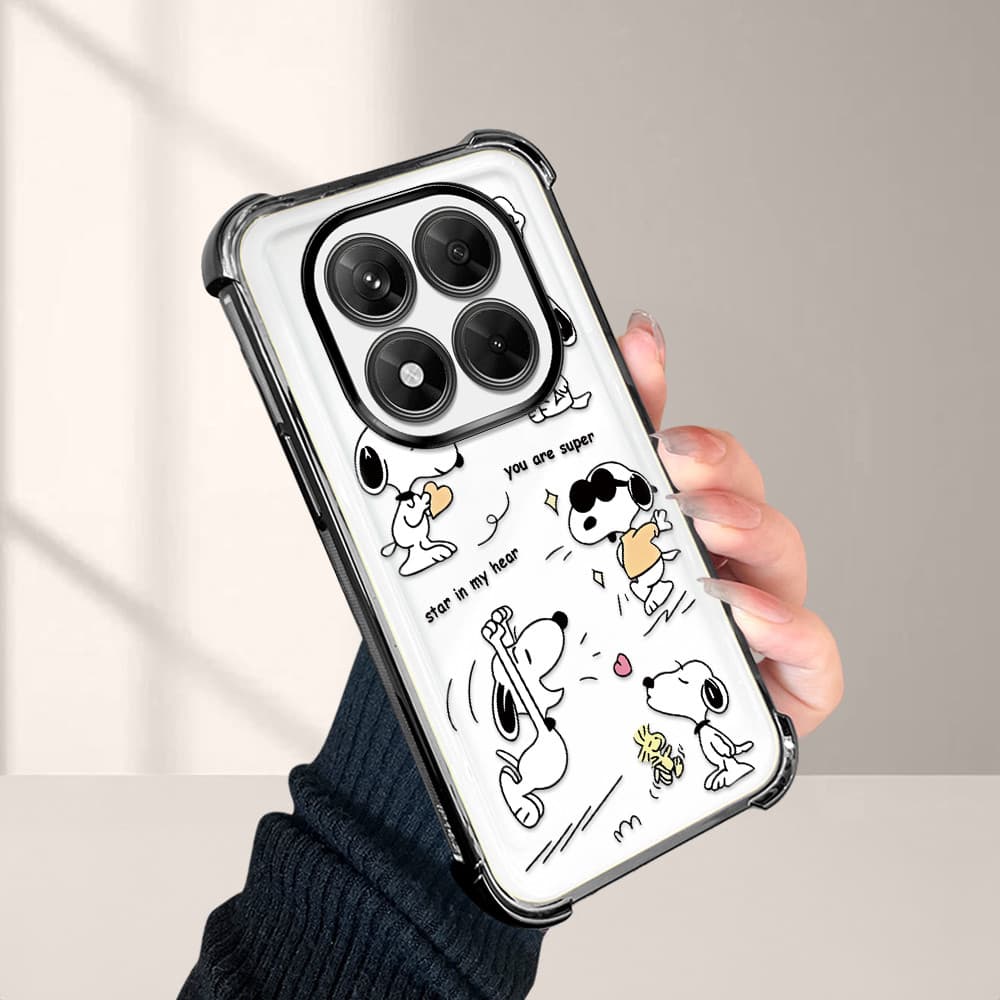 Capinha Para Xiaomi Redmi Note 14 Pro 5G Capa De Celular Case Transparente Silicone À Prova De Choque 0471 FS
