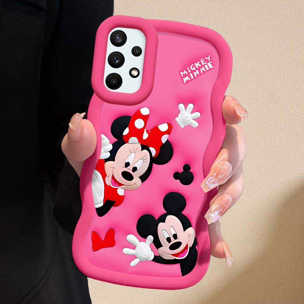 Capa Para Samsung Galaxy A32 4G Capinha Macia De Silicone Celular Mickey Minnie 0278 MKL