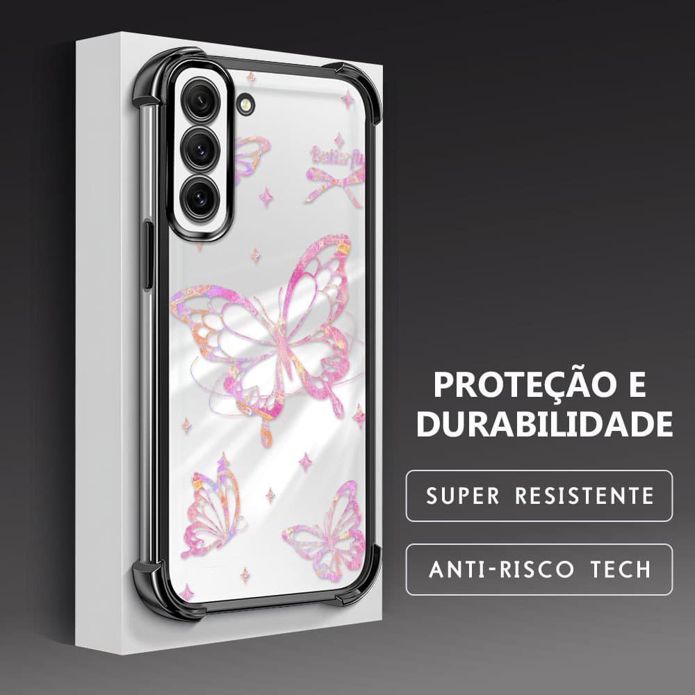 Capinha Para Samsung Galaxy S21 FE 5G Capa De Celular Case Macia Anti Choque Transparente Protetora FS 0698