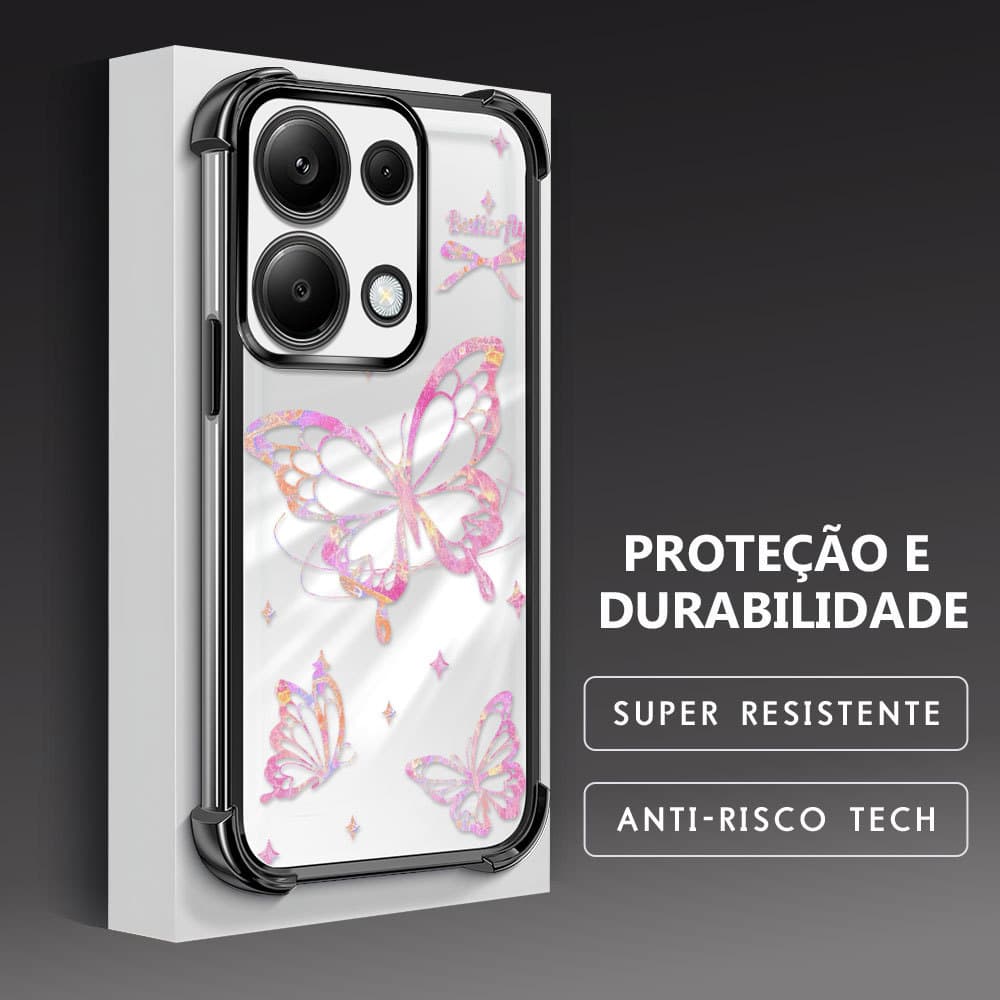 Capinha Para Xiaomi Poco X6 Pro 5G Capa De Celular Case Macia Anti Choque Transparente Protetora FS 0698