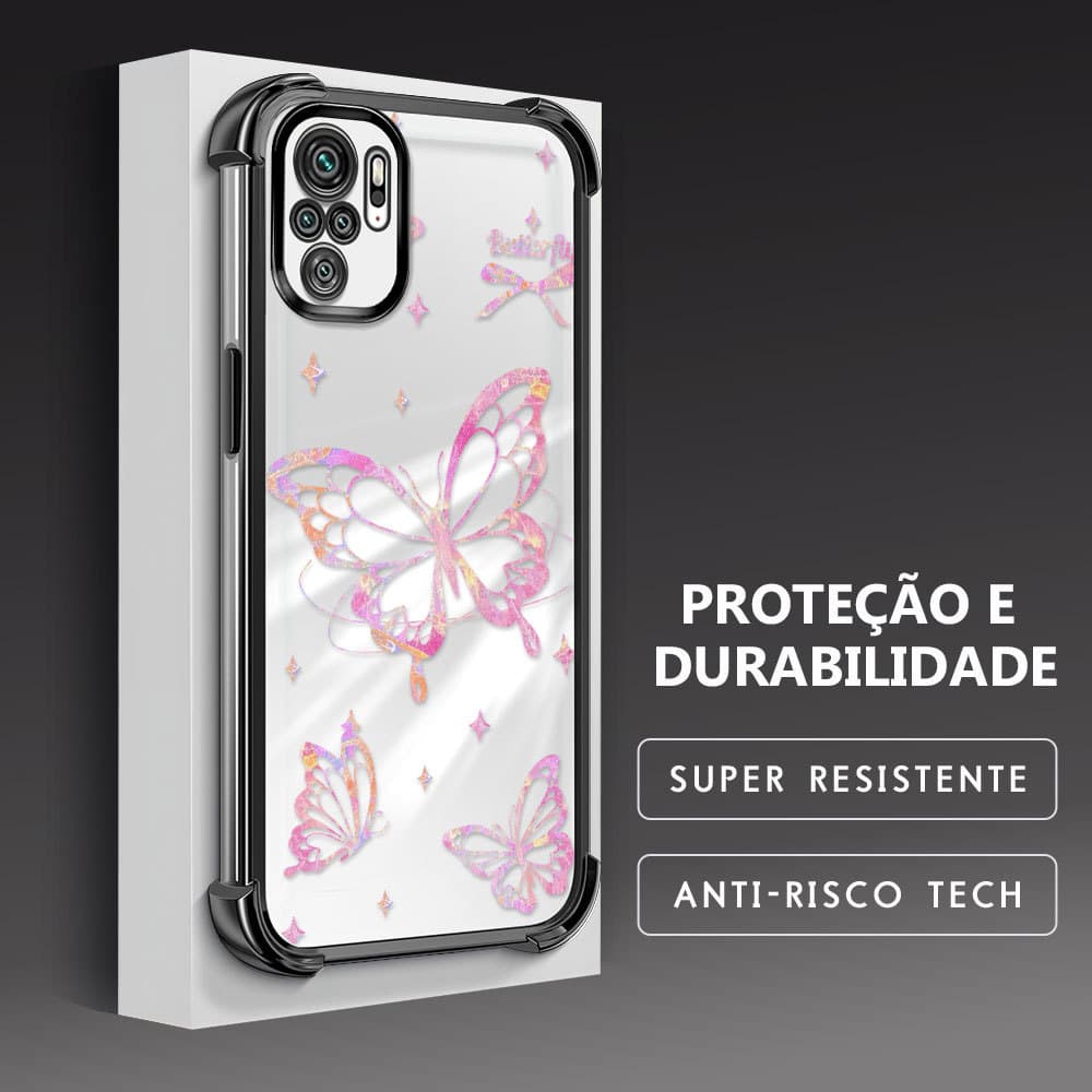 Capinha Para Xiaomi Redmi Note 10 10S Poco M5S Capa De Celular Case Macia Anti Choque Transparente Protetora FS 0698