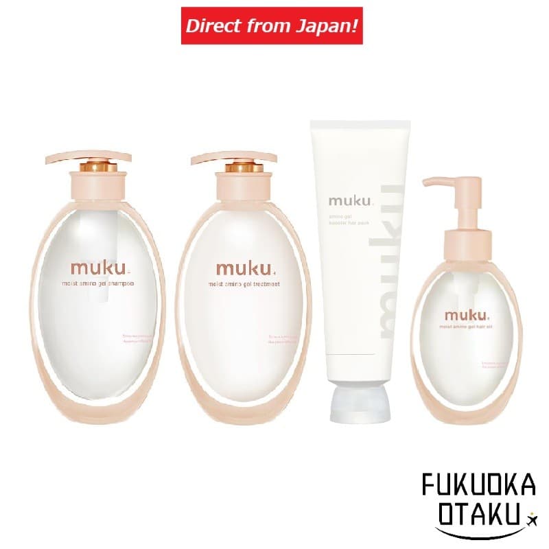 muku＋ Gel Amino Hidratante Shampoo / Condicionador / Máscara / Óleo Capilar Fabricado no Japão【Direto do Japão】