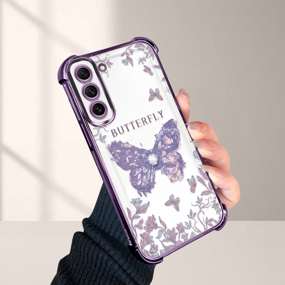Capinha Para Samsung Galaxy S21 FE 5G Capa De Celular Case Macia Anti Choque Transparente Protetora FS 0582