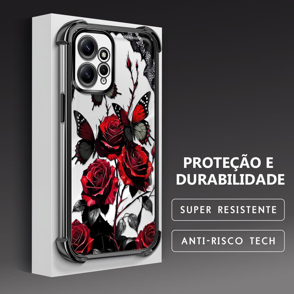 Capinha Para Xiaomi Redmi Note 12 4G Capa De Celular Case Macia Anti Choque Transparente Protetora FS 0071