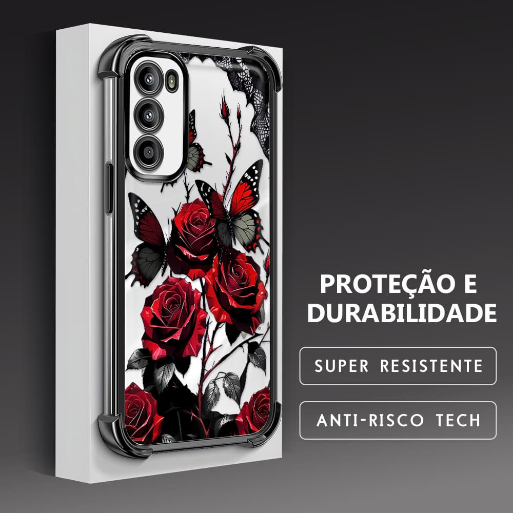 Capinha Para Motorola Moto G52 G82 5G Capa De Celular Case Macia Anti Choque Transparente Protetora FS 0071