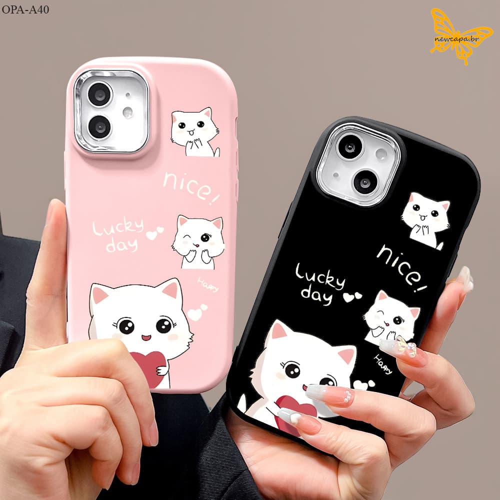 Capinha Para OPPO A40 A60 4G 5G Normol Capa De Celular Luxo Case PDD 1529