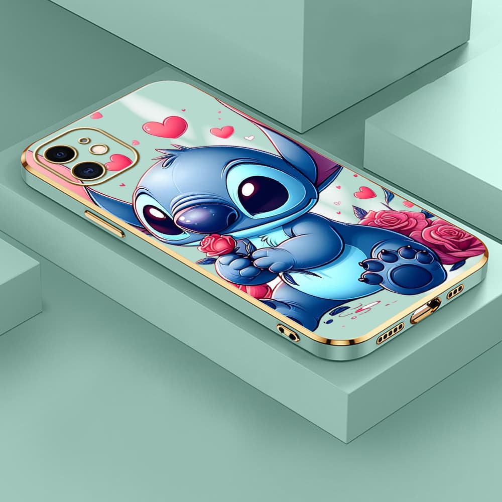Capa Para iPhone 11 Capinha Case Stitch Desenho Capas De Celular Divertida Gloss 1993