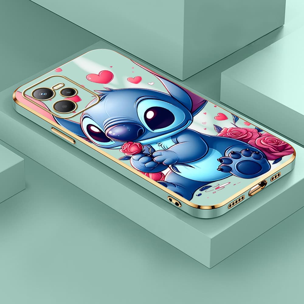 Capa Para Realme C35 Narzo 50A Prime Capinha Case Stitch Desenho Capas De Celular Divertida Gloss 1993