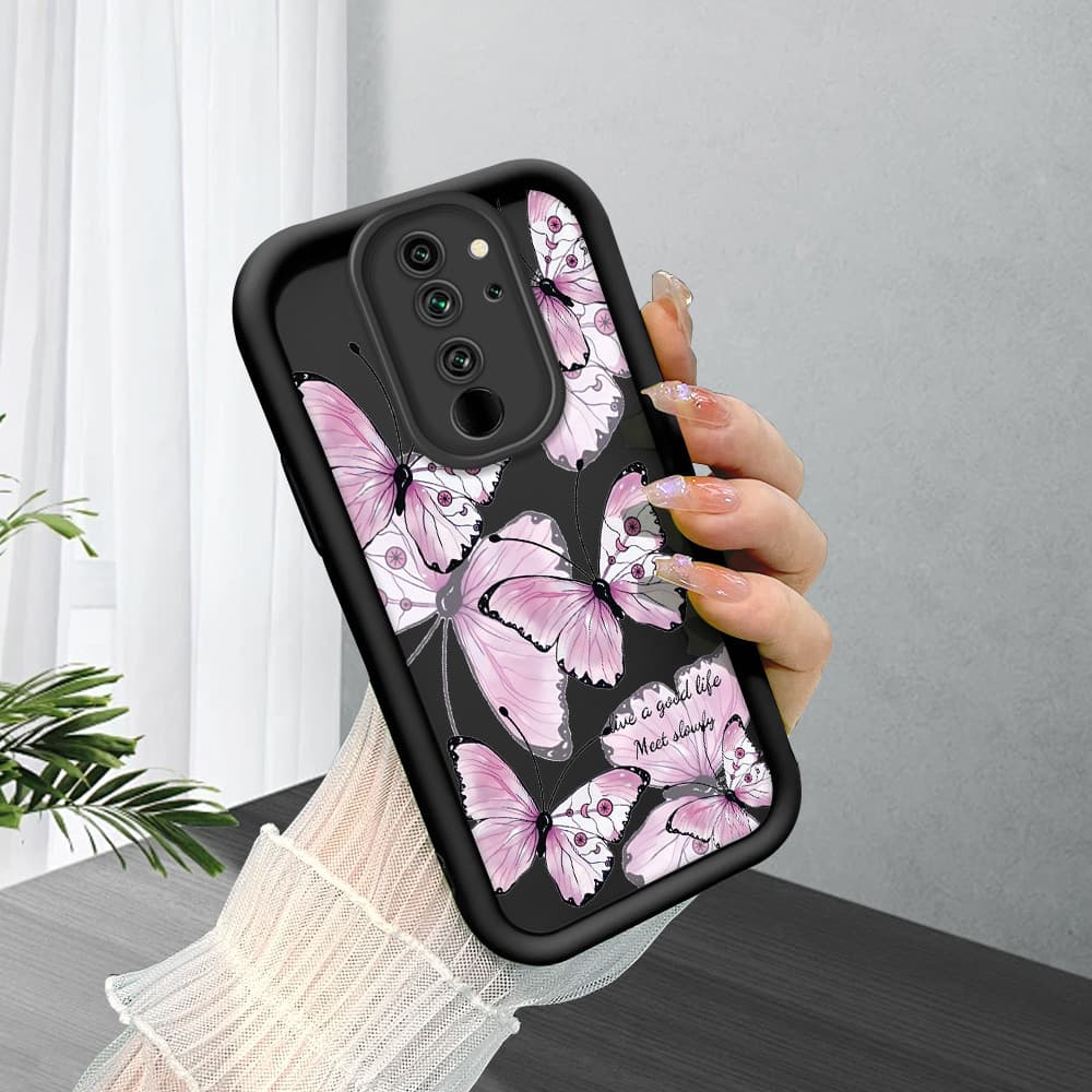 Capinha Para Xiaomi Redmi Note 8 Pro Capa De Celular Macia Silicone Protetora Preta Case BTY 5066