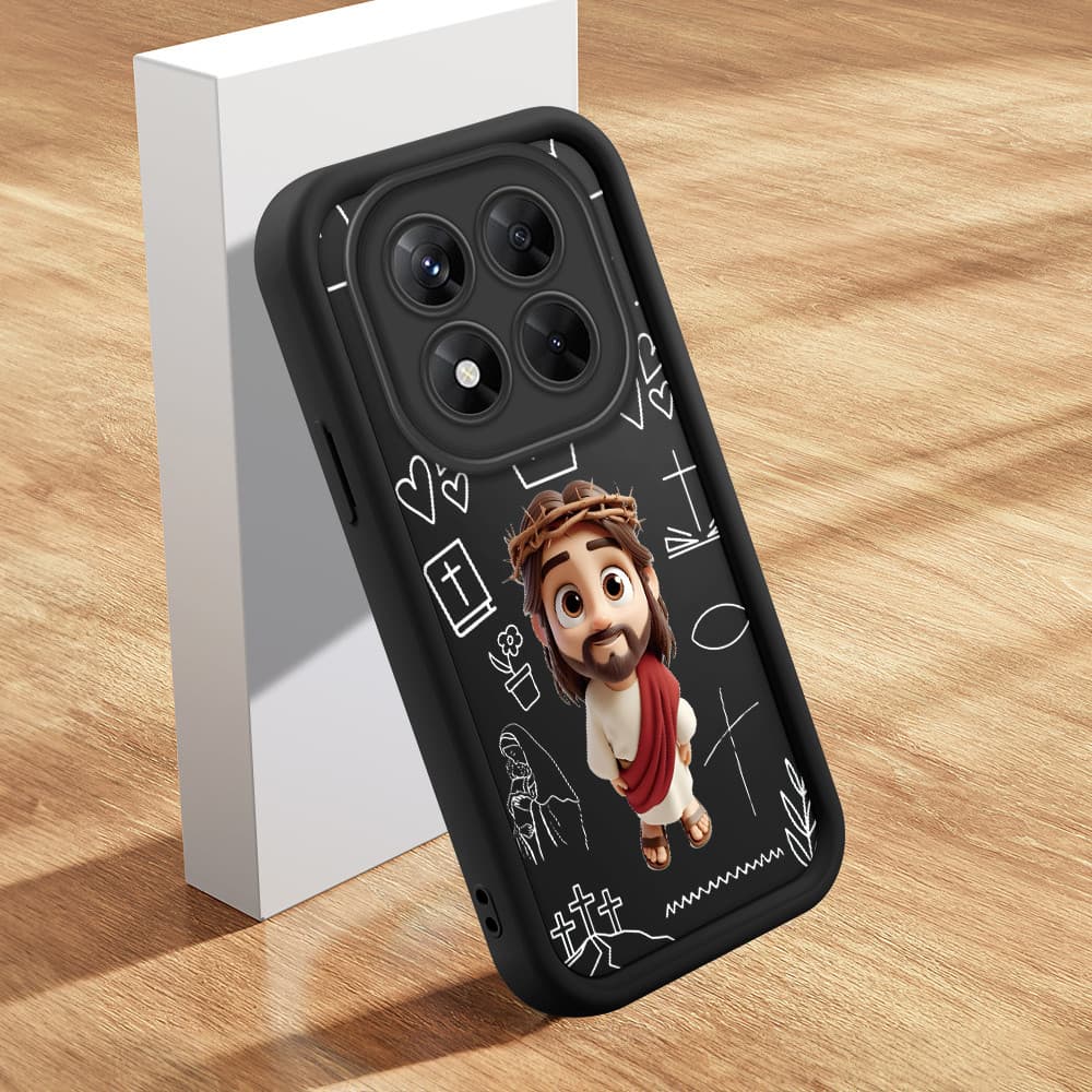 Capinha Para Xiaomi Redmi Note 14 Pro Poco X7 5G Capa De Celular Macia Silicone Protetora Preta Case BTY 6128