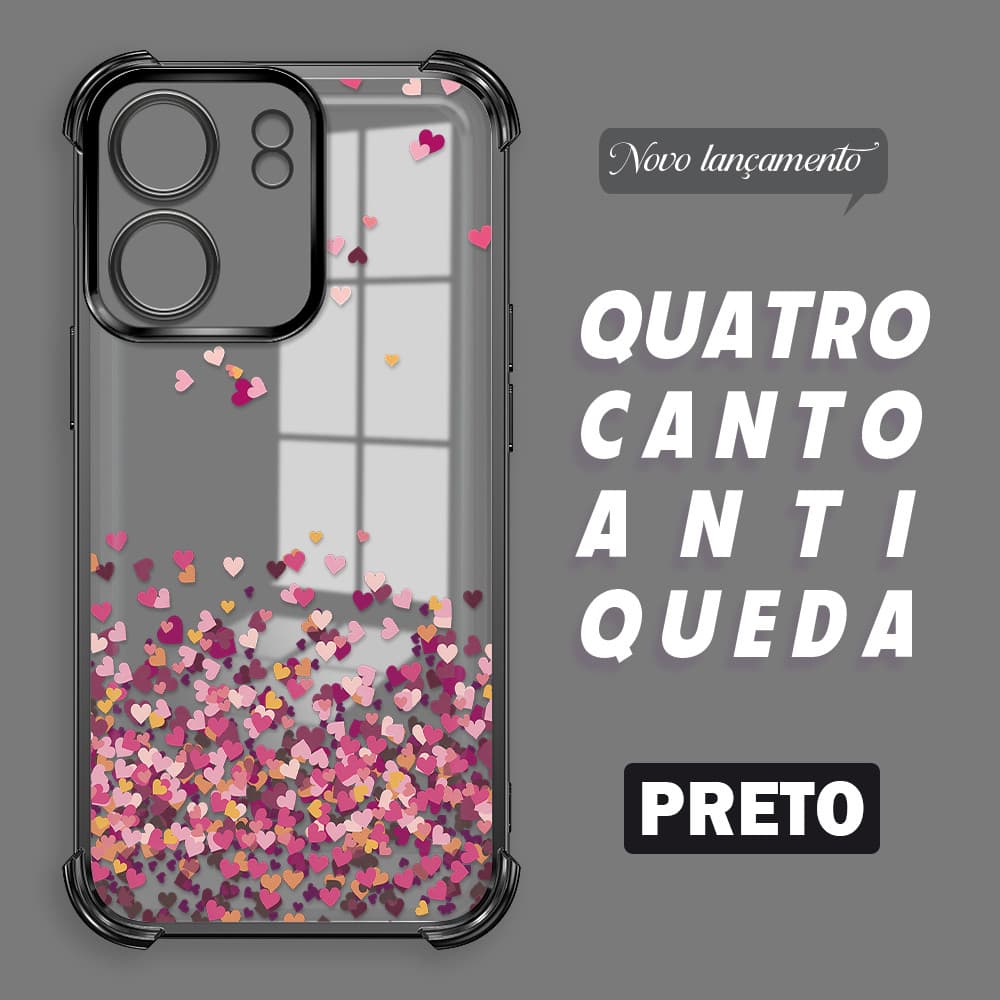 Capa Para Xiaomi Redmi 13C Poco C65 4G Case Capinha Celular de alta qualidade Transparente Protetora SJ0578