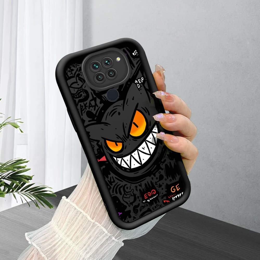 Capinha Macia Silicone Protetora Preta Case Para Xiaomi Redmi Note 9 Capa De Celular BTY 5239